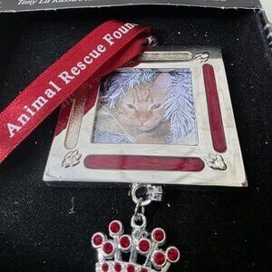 Harvey Lewis Design Collectible Ornament Animal Rescue Swarovski Trim